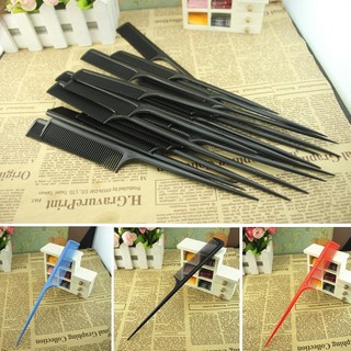 Lược Đuôi Nhọn Để Tạo Kiểu Tóc Nhựa Màu Ngẫu Nhiên Cho Salon M5t6