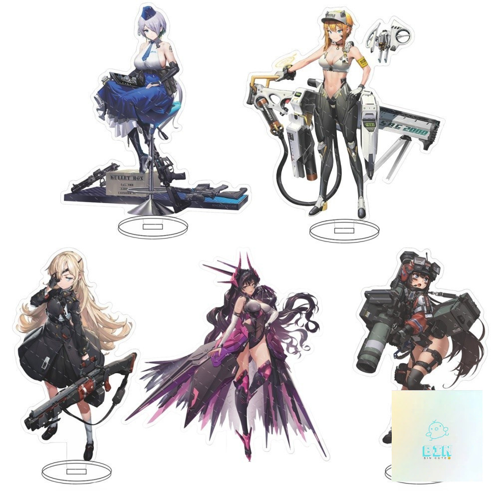 Móc Khoá, Mô Hình Standee NIKKE The Goddess of Victory Trang Trí Bàn Học-Bin