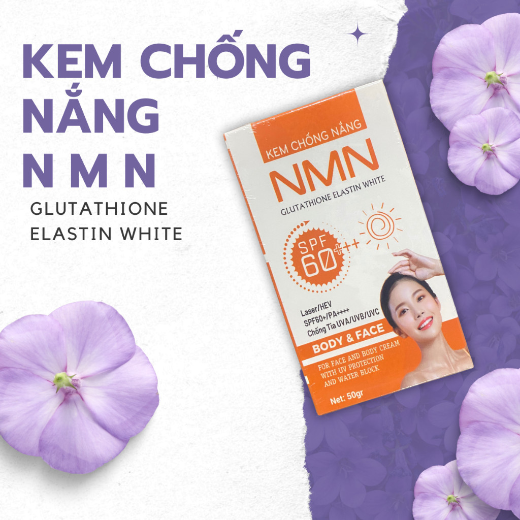 Kem Chống Nắng NMN Glutathione Elastin White Queen Diamond Diophaco (T/50gr)- NHÀ THUỐC Bảo Hân