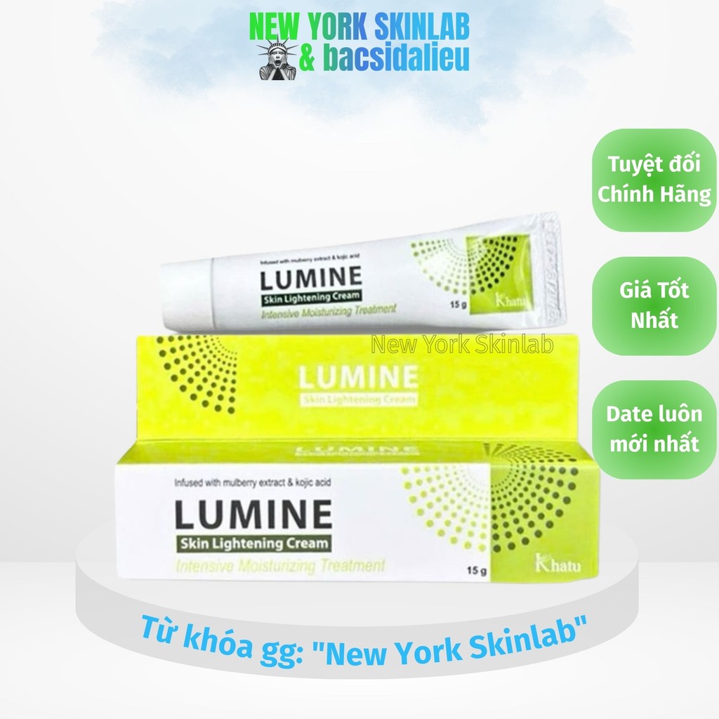 Kem dưỡng trắng da LUMINE (15g) - Mờ thâm, nám, giúp da căng bóng, đàn hồi cho da new york skinlab nys.bsdl
