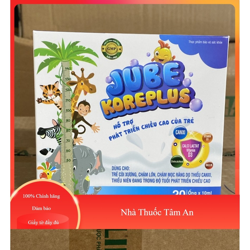 (Hiệu quả) Siro Tăng Chiều Cao Jube Koreplus- Bổ Sung Canxi, Vitamin D3 Giúp Phát Triển Chiều Cao Ở 