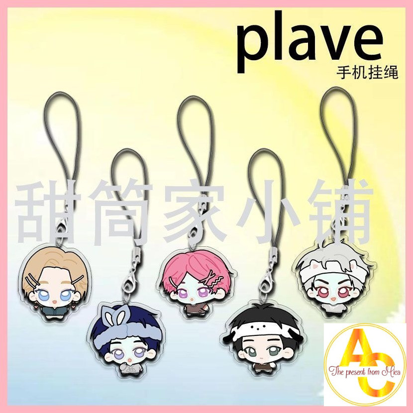Plave NOAH YEJUN BAMBY EUNHO HAMIN Nhóm thần tượng ảo PLAVE Hàng hóa Dây chuyền điện thoại di động P