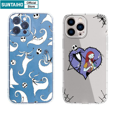 Suntaiho Vỏ Sáng Tạo Độc Đáo Graffiti Họa Tiết Ma Ốp lưng Iphone 16 15 14 13 12 11 Pro Max IP 7 8 Plus Iphon X Xs XR Xs Max TPU Mềm Cao Cấp Chống Sốc Ốp Lưng
