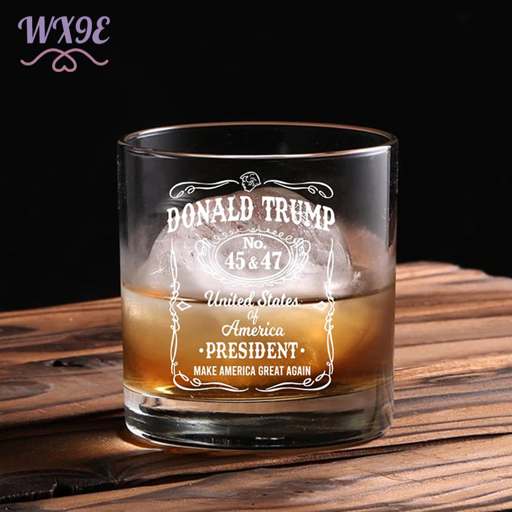 Kính Whisky Donald-Trump Cá Tính Thực Phẩm Whisky Thủy Tinh Dành Cho Người Hỗ Trợ Trump