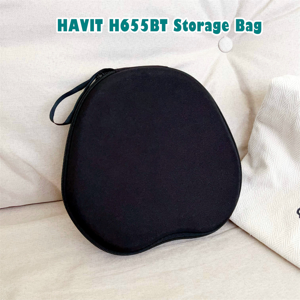 [Giao hàng nhanh] Dành cho hộp đựng tai nghe HAVIT H655BT Tai nghe màu trơn Túi đựng tai nghe Hộp đự