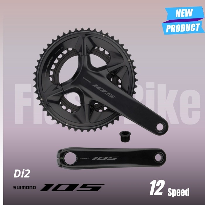Shimano 105 FC -R7100 2x 12 Tốc Độ Đùi Đĩa Xe Đạp Đường Trường Thế Hệ Di2 HOLLOWTECH II 170mm 36/52T