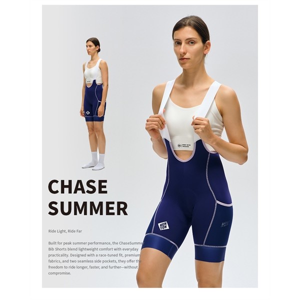 Quần Xe Đạp Monton Bib Shorts ChaseSummer BLUE - WONMEN
