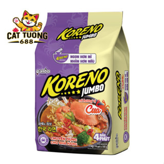 Mỳ Ăn Liền PALDO KORENO JUMBO HÀN QUỐC 1KG BÒ ĐẬM VỊ/ CUA/ GÀ/ TÔM/ BÒ CAY/ KIM CHI/ NẤM/ HẢI SẢN CAY