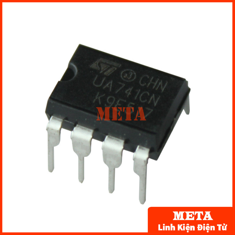 Ic Khuếch Đại Thuật Toán Op Amp UA741 Dip 8 - Chân Cắm 741