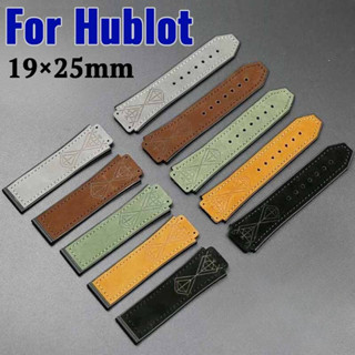  Da Mờ + Dây Đeo Đồng Hồ Silicon 19 × 25mm Cho HUBLOT BIG BANG Dây Đeo Đồng Hồ Cao Su Dây Đeo Thông Thường Cho Nam Nữ Vòng Tay Khóa Gấp Dây Thay Thế Phụ Kiện Đồng Hồ 