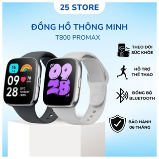  Đồng hồ thông minh T800 ProMax Nghe gọi Chơi game Nhận thông báo Theo dõi sức khỏe Chống nước 