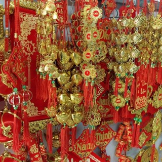 [BỘ 20 DÂY] Dây Treo Tài Lộc Vilahome, Liễn Khánh Treo Cây Mai Đào Quất, Trang Trí Tết 2025- BM