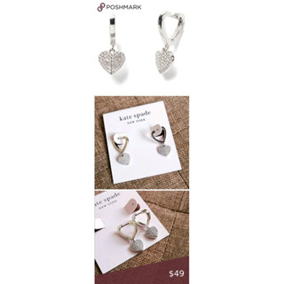 Bông tai trái tim Kate Spade xuất