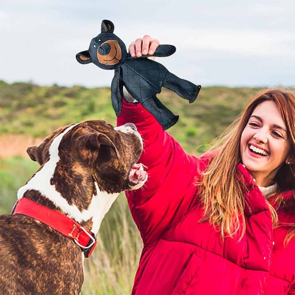 Unbreakable Bear Pet Dog Chew Toy Indestructible Tough Dog Gifts Squeaky Toys