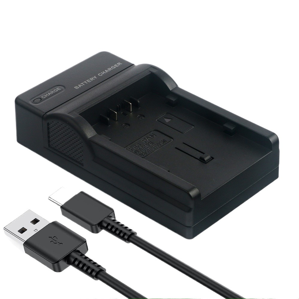 Bộ sạc pin máy ảnh VW-VBT190 Tương thích với Panasonic VW-VBY100 VW-VBY100GK VW-VBT190GK VW-VBT380 V