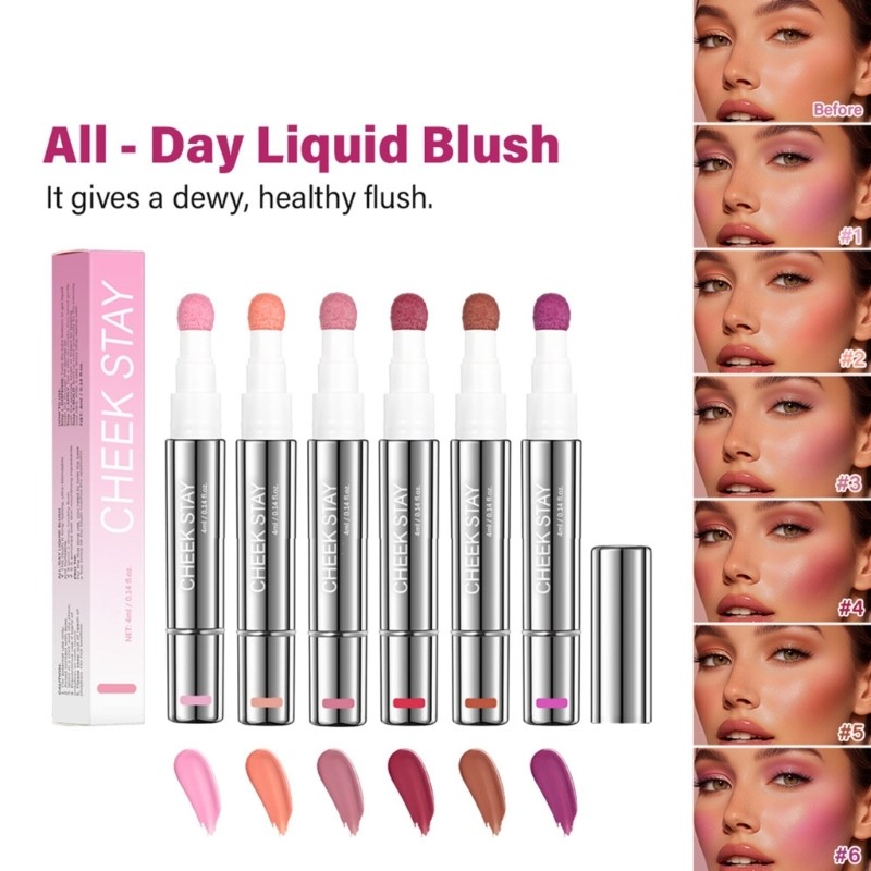 Jio Cream Liquid Blush Makeup Liquid Cheek Tints Liquid Blush Soft Cream Blush Makeup