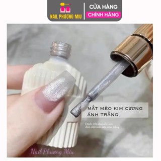 Sơn Gel Mắt Mèo Ánh Trăng Kim Cương Milan Pha Lê Vendeeni Chai 15ml, Đậm Mướt Độ Bóng Cao, Bền Màu Chuyên Dùng Làm Nail