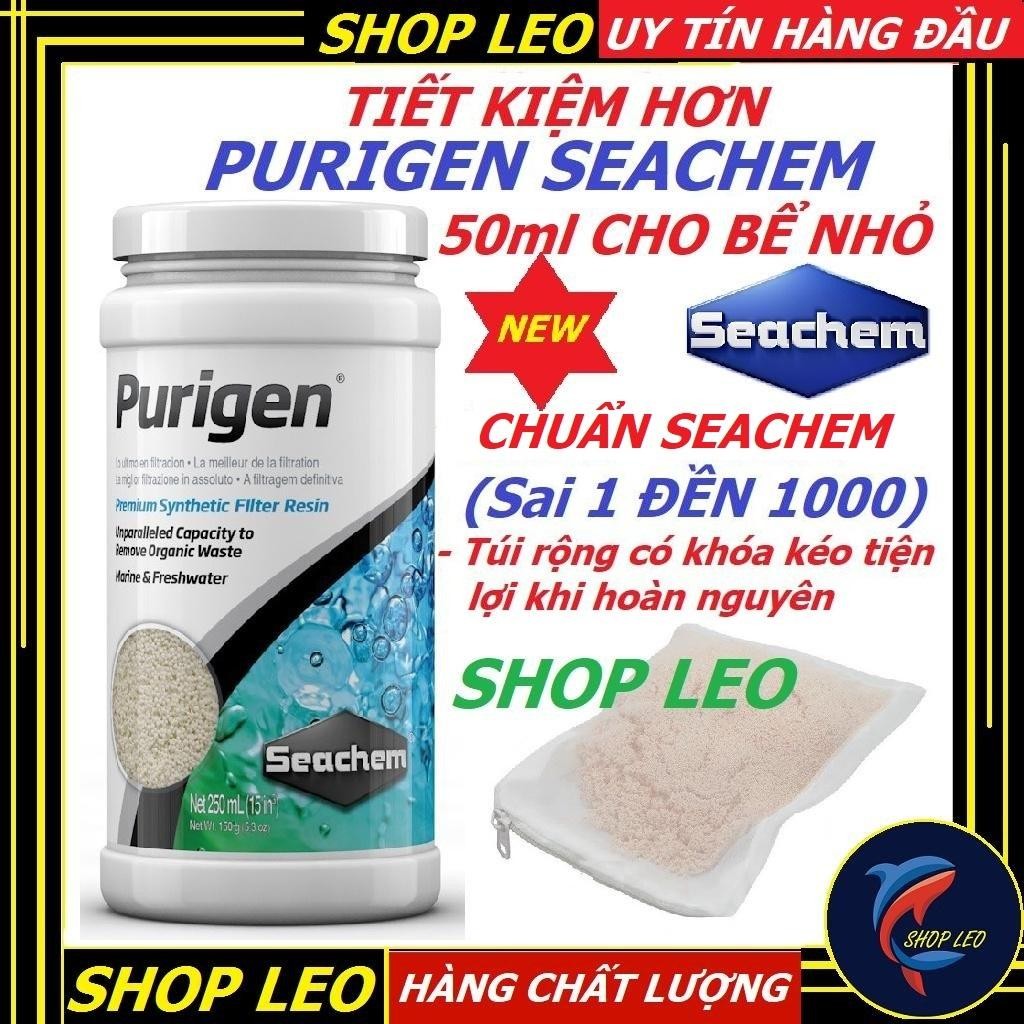 Vật liệu lọc Purigen seachem (túi 50ml)-làm trong nước- Seachem Purgien giúp khử mùi hôi tanh-phụ ki