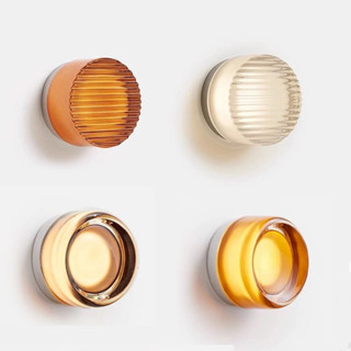 Đèn Treo Tường Hiện Đại Và Đơn Giản Buồng Ngủ Đèn Cạnh Giường Ngủ Đèn Tường Nền Phòng Khách Đèn LED Dán Tường Tròn Acrylic