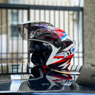 Mũ Bảo Hiểm 3/4 Hở Mặt 2 Kính Hãng Royal M668 Tem Dragon Boy New 2024 Kính Revo