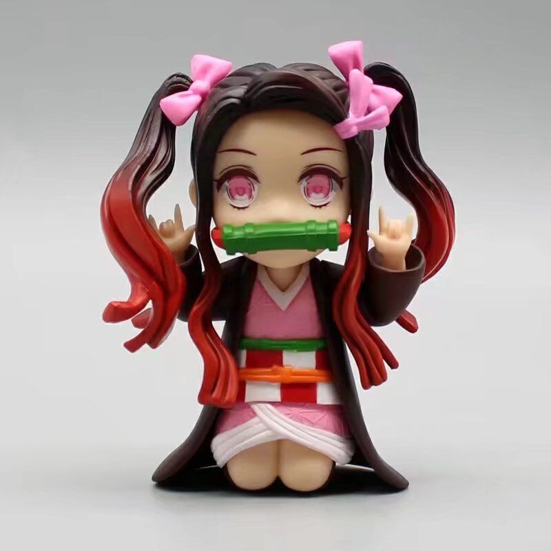 Kamado Nezuko Anime GK Flower Street Beauty Phiên bản Q Tanjirou Vợ tôi Nezuko Yi Zhi Trợ lý Văn phò