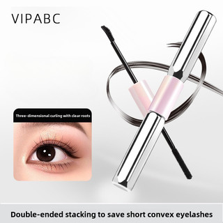 Mặt nạ mắt hai đầu VIPABC Barbell VIPABC ❈ 🍎 🍎 ❈ ❈ Sợi chống nước có cuộn dài và không nhòe Sợi chống nước dày và tự nhiên với Mascara mắt cuộn dài