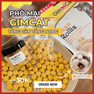  Viên phô mai Gimcat tăng cân tăng nọng hỗ trợ tiêu hóa cho mèo  Lẻ  
