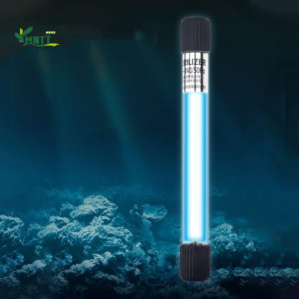 Đèn khử trùng UV bể cá MNTT 3 / 5 / 7 / 9 / 13W Bể cá thực tế
