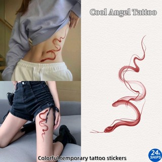 Hình xăm hình con rắn phun sương hình xăm cô gái gợi cảm eo hình xăm chống thấm nước kéo dài trong 7 ngày da nhãn dán tạm thời hình xăm giả