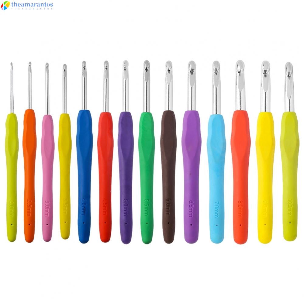 (Clearance)Effortless Knitting with Soft Rubber Cushion Handle Crochet Hook Knitting Needle(THEAM-VN