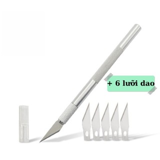  Dao Cắt Washi Tape Tỉa Sticker Dụng Cụ Dán Bullet Journal Tiện Lợi Kèm 6 Lưỡi Dao  Thông tin sản phẩm: - Loại s MOGEE 