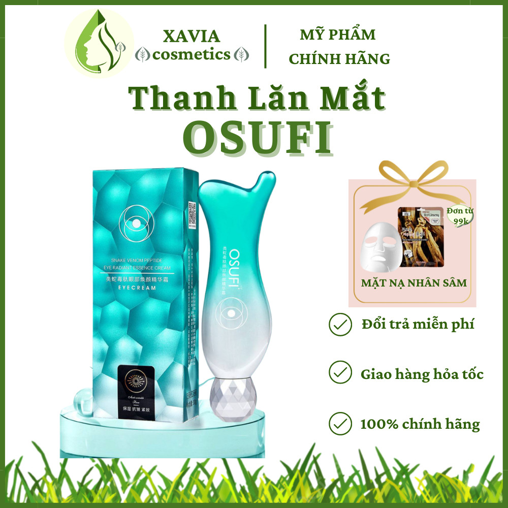 Kem dưỡng mắt OSUFI - Thanh lăn mắt OSUFI giảm thâm quầng mắt mờ nhăn, dưỡng ẩm, chống lão hóa, dưỡng sáng, tan bọng mắt
