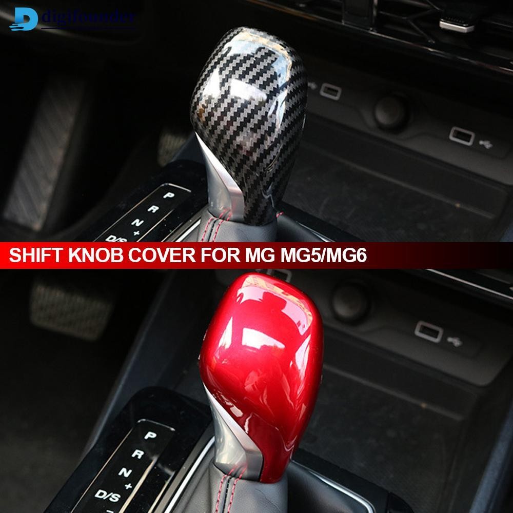 Digifounder Xe Bánh Răng Dịch Chuyển Núm Đầu Trang Trí Nội Thất Bao Viền Cho MG 6 MG5 MG6 HS ZS Phụ 