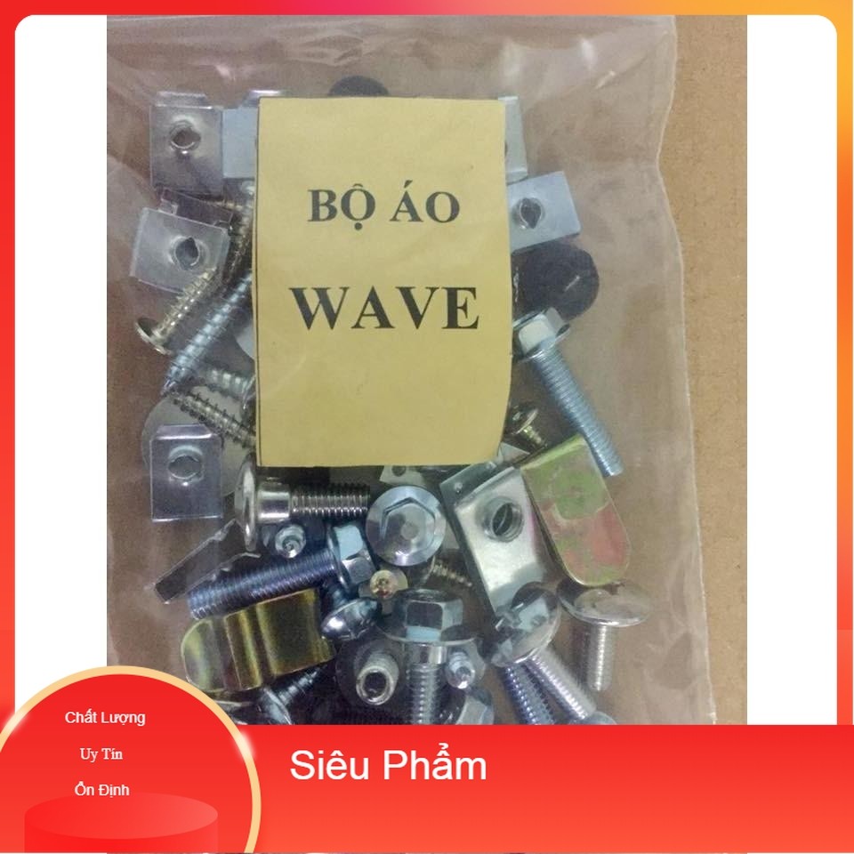 Dàn ốc gắn dàn áo wave anpha , wave zx, wave 110 tem dán bền keo, siêu chuẩn màu