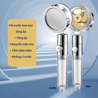 Đầu vòi hoa sen tăng áp thiết kế trong suốt nhựa ABS, Vòi hoa sen cầm tay cho phòng tắm gia đình