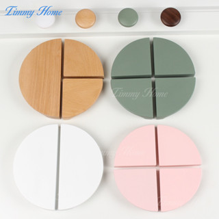 Tay Nắm Cửa Tủ Bằng Gỗ Hình Bán Nguyệt Tiện Dụng Cho Nhà Bếp