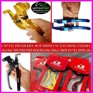  Cặp Tay Phanh RCB Nhôm CNC Gắn Winner Winner X Sonic MSX 125; Exciter 135 150 155 Vva NVX V1 Ex 50cc 