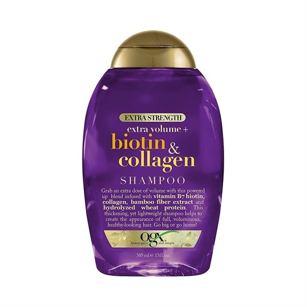 Dầu gội giúp dày tóc OGX Thick & Full + Biotin & Collagen Extra Strength Volumizing Shampoo 385ml (M