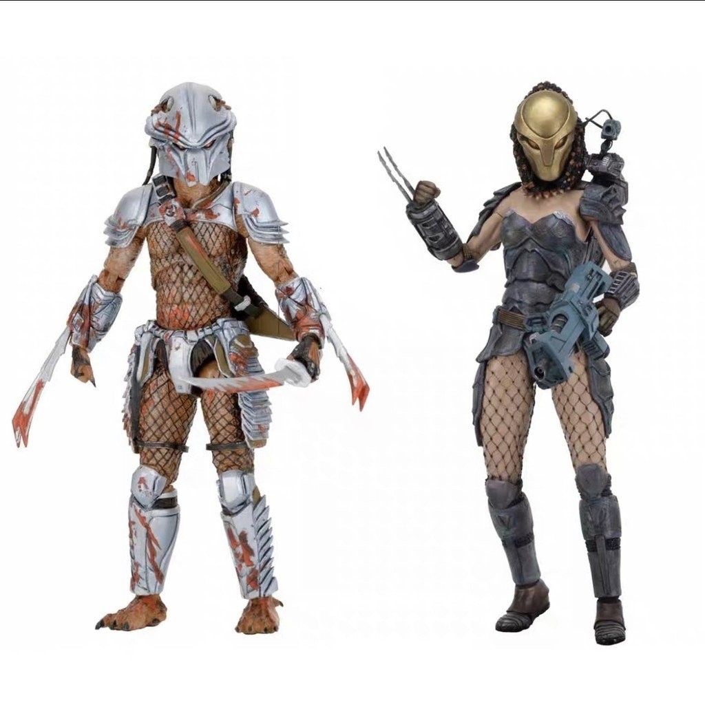Môìnhành động di động Predator Wave 18 nữ Predator Gungun Hornủa NECA,àng rời (khôngóộmàu)