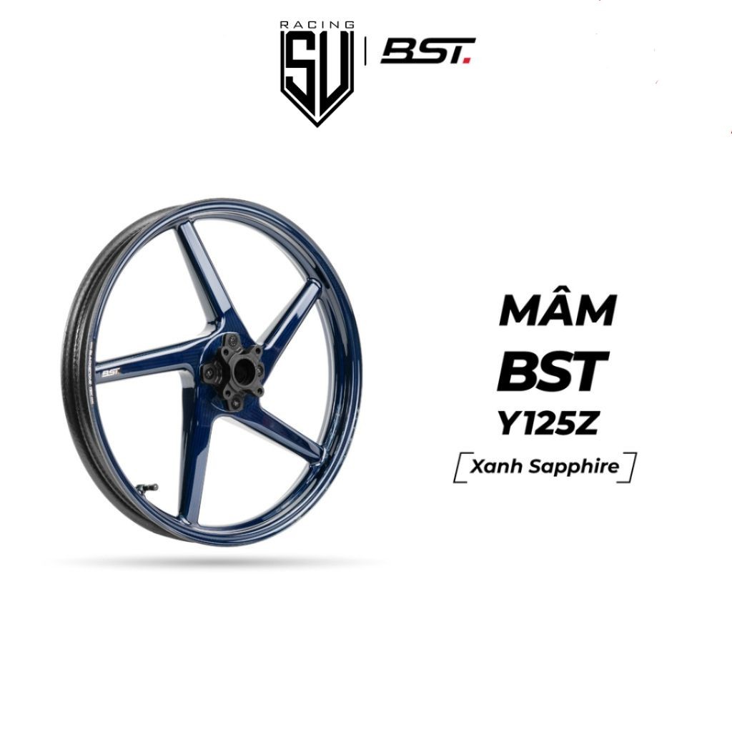 Mâm BST Diamond Tek Yamaha Ex 135/ YaZ - Xanh Sapphire
