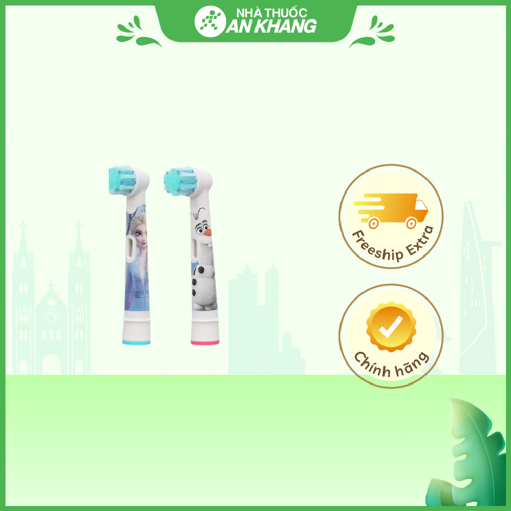 Đầu bàn chải điện trẻ Oral-B Pro D100 Stages Power Frozen cho trẻ em hộp 2 cái