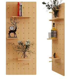 Bảng lỗ trang trí hình chữ nhật, Tấm treo giá kệ, tấm bảng gỗ đa năng PEGBOARD