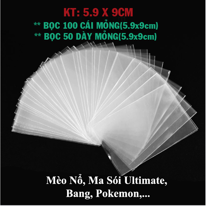 Sleeves bọc bài Mèo nổ , UNo, Ma sói bảo vệ bài bền đẹp [𝗕𝗼𝗮𝗿𝗱𝗚𝗮𝗺𝗲 𝗦𝗧𝗔𝗥]