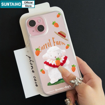 Suntaiho Hoạt Hình Vui Nhộn Họa Tiết Mèo Trong Suốt Mờ Dành Cho Iphone 16 15 14 12 13 11 Pro Max IP 7 8 Plus Iphon X Xs XR Xs Max TPU Silicon Mềm Cao Cấp Chống Sốc Ốp điện thoại