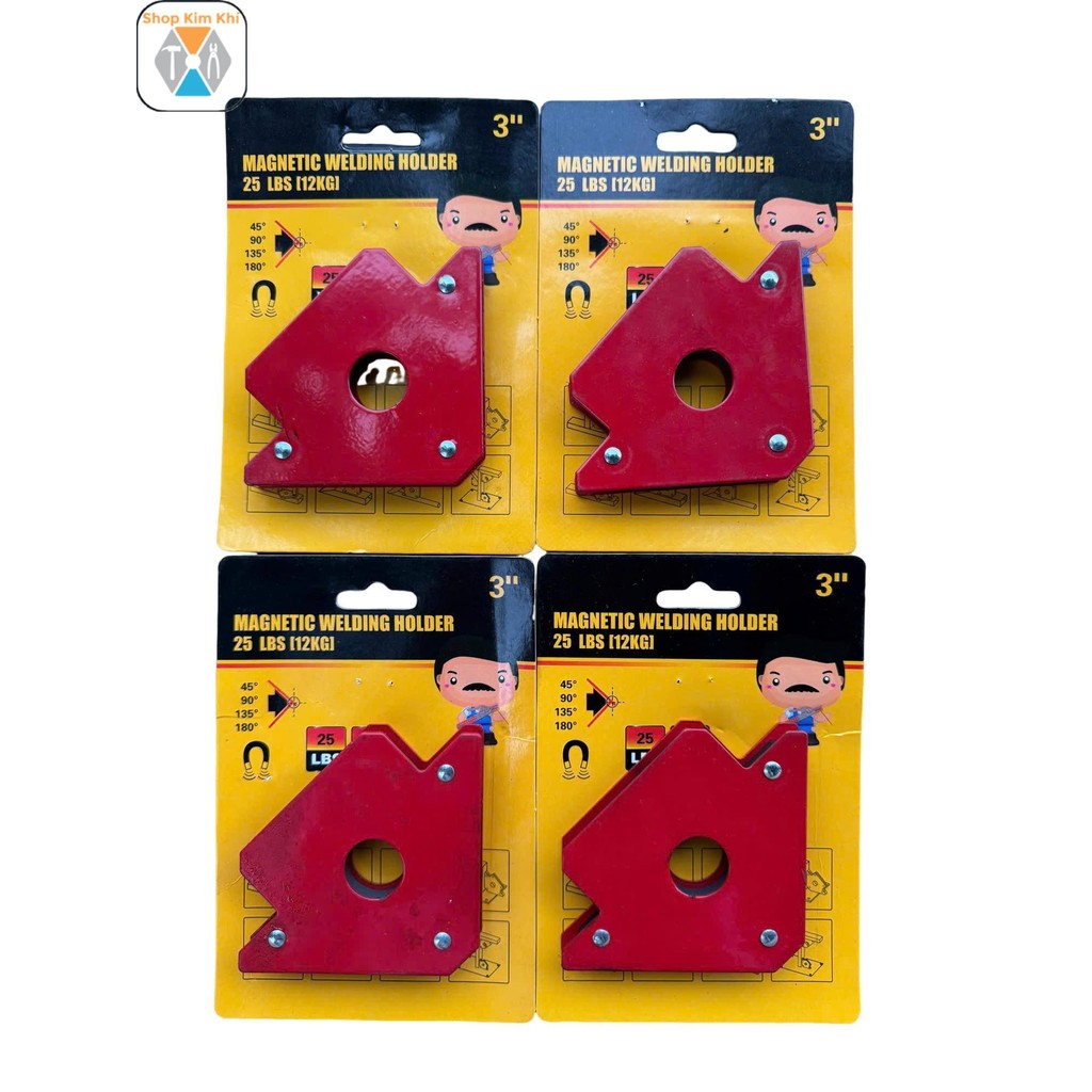 Combo 4 Ke Góc Hàn Nam Châm 3" (25lbs-12kgs)