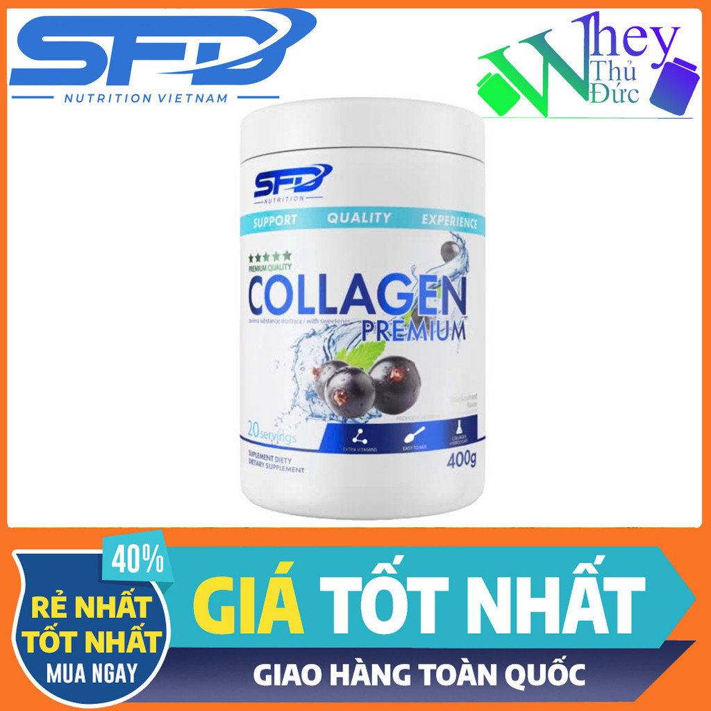 Collagen Premium SFD Nutrition – 400g Bổ Sung Collagen Chất Lượng Cao, Ngừa Lão Hóa Hiệu Quả