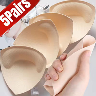 1 / 3 / 5 Cặp Áo Ngực Hình Tam Giác Cho Váy Cưới | Miếng đệm ngực Nylon vô hình có hỗ trợ hình chữ U, chống thấm nước & chống mồ hôi, 3 kích cỡ Comfort Fit