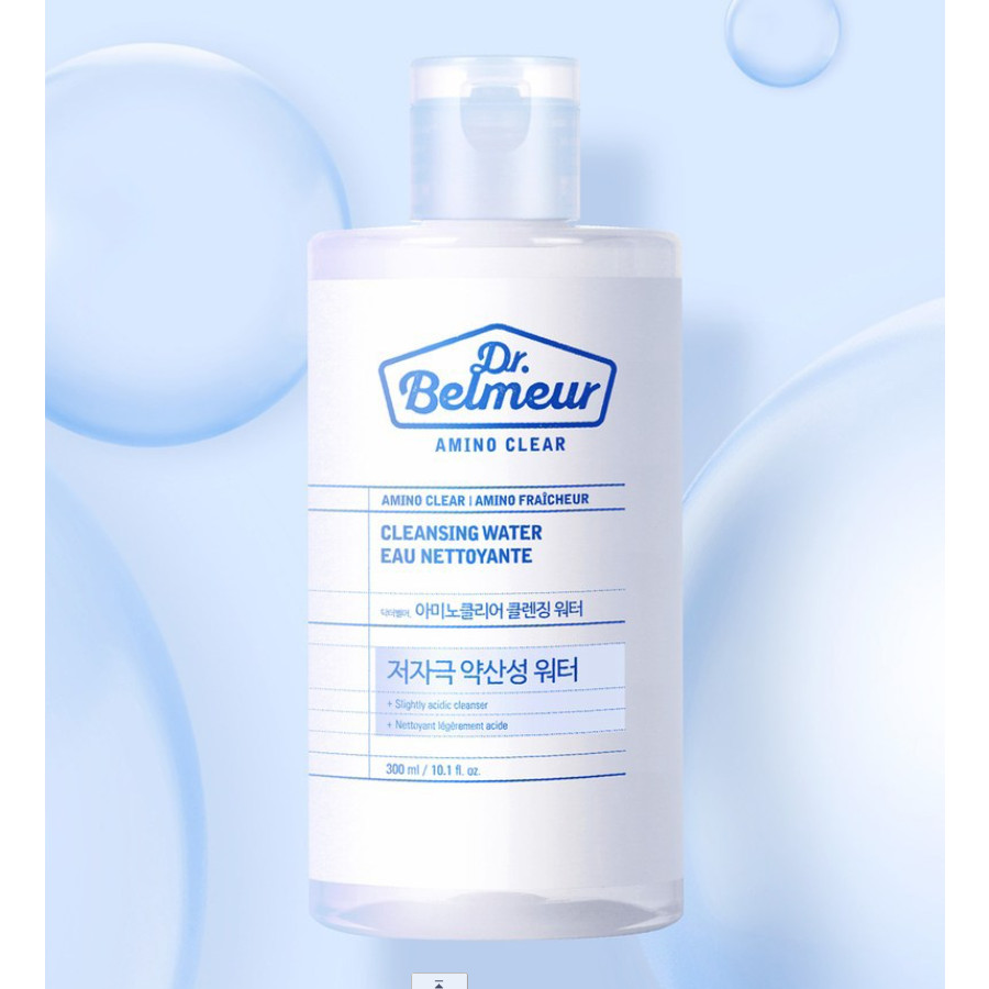 [THE FACE SHOP]Dr. Belmeur Amino Clear Cleansing Water,Peeling Gel, Lip & Eye Makeup Remover