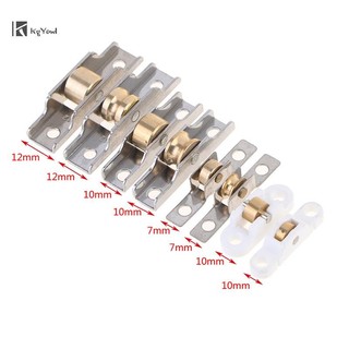 KgYerl 1Pc Cửa Sổ Inox Ròng Rọc Cửa Trượt Con Lăn Chạy Bánh Xe Theo Dõi Ròng Rọc Mới