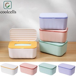 Hộp đựng khăn giấy đa năng COOLCELLS Loại ghế nhựa   Hộp đựng khăn ướt treo tường Hộp đựng khăn giấy dung tích lớn di động có nắp đậy Hộp đựng khăn ăn phòng tắm 